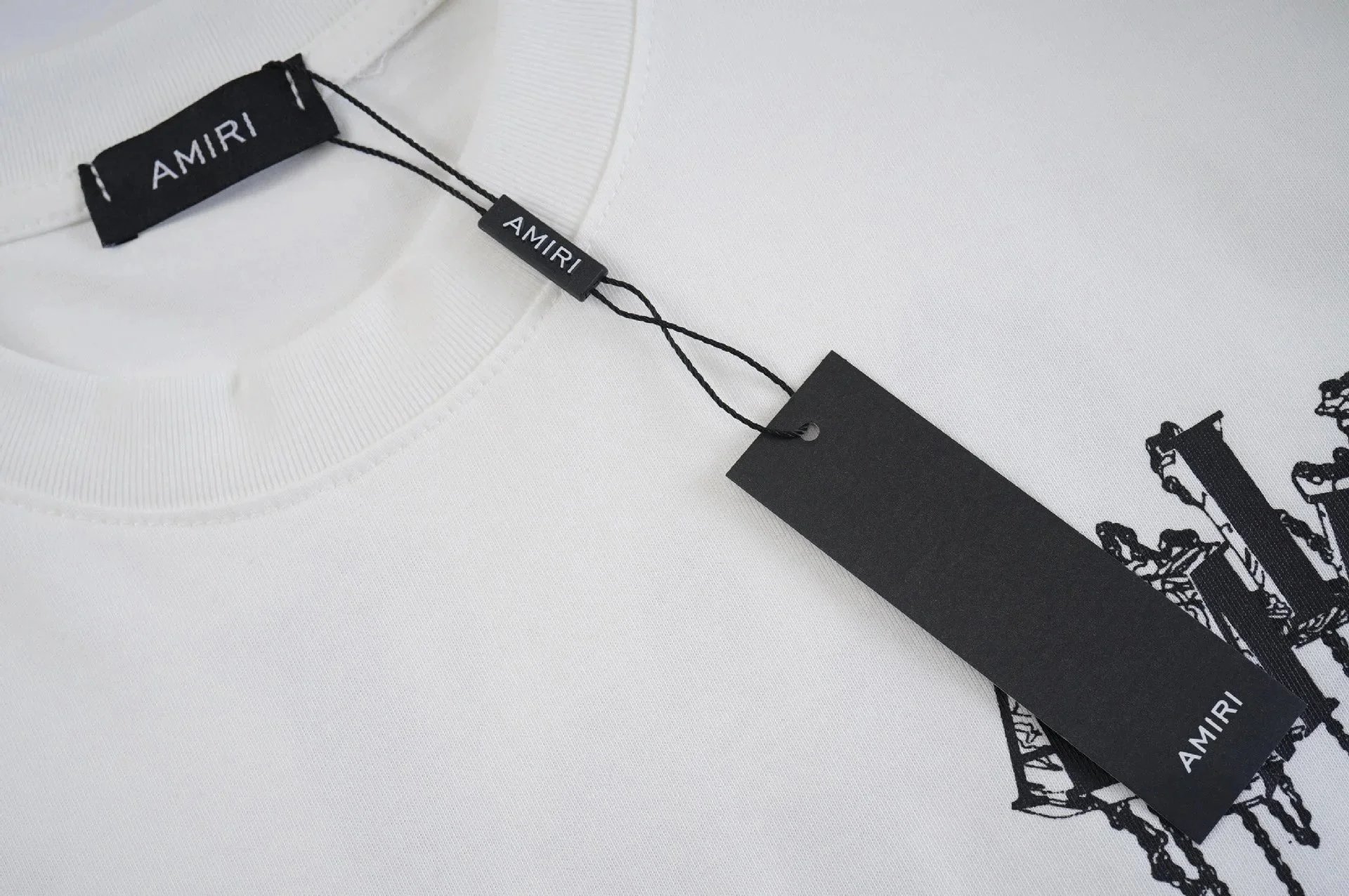 Amiri Graffiti Logo Black T-Shirt - 8