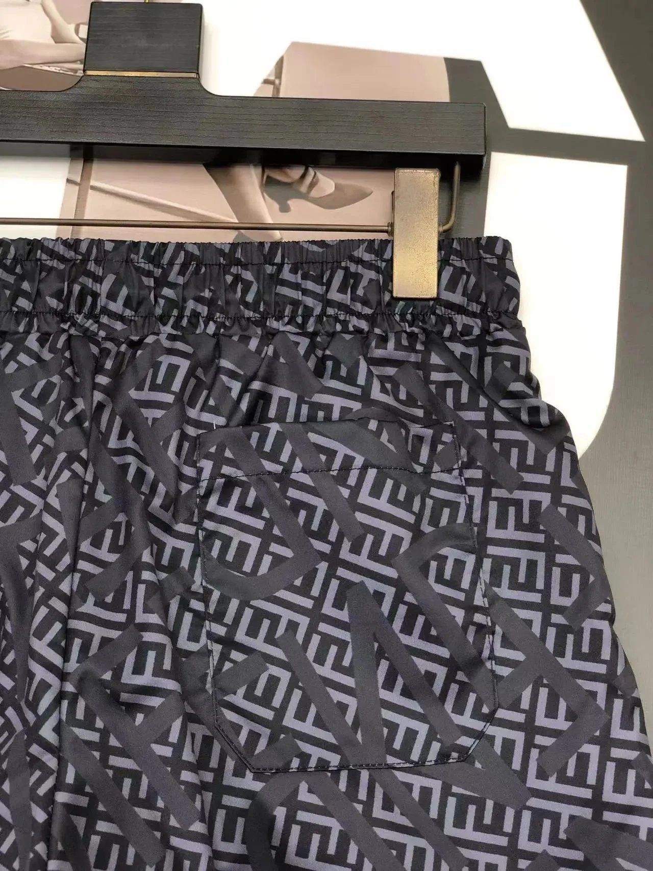 Fendi FF Monogram Swim Shorts Navy - 10