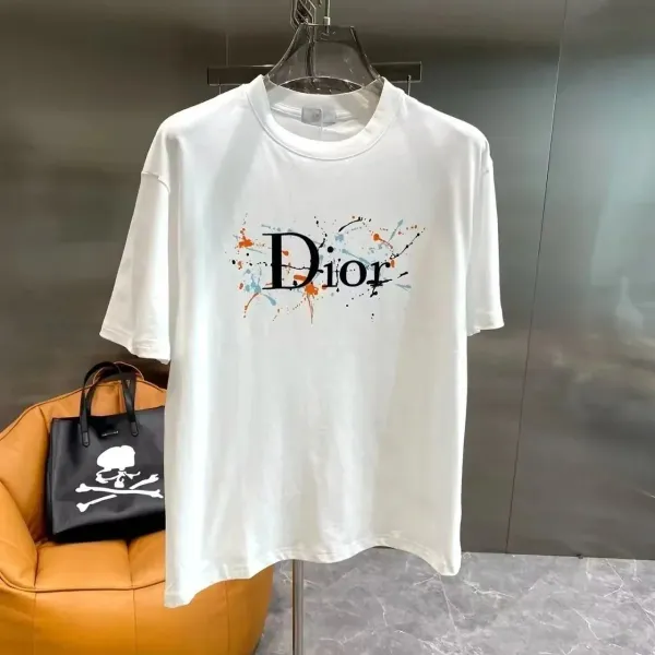 Dior DIOR Logo Graphic T-Shirt Green - 11