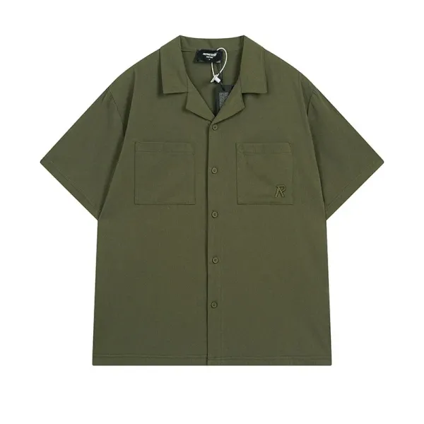 Stone Island Shadow Project Short-Sleeve Shirt Army Green - 1