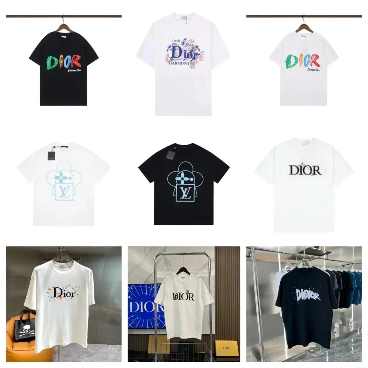 Dior/LV T-shirt（40 style TOP）