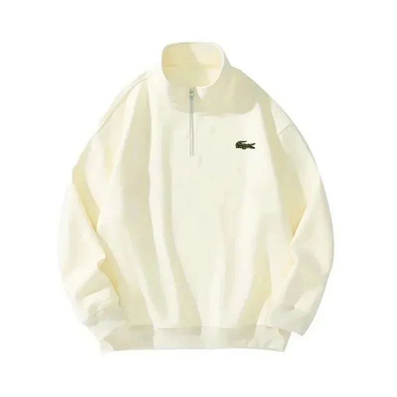 Lacoste Half-Zip Sweatshirt Black Hoodie product detail 2 in Litbuy spreadsheet finds