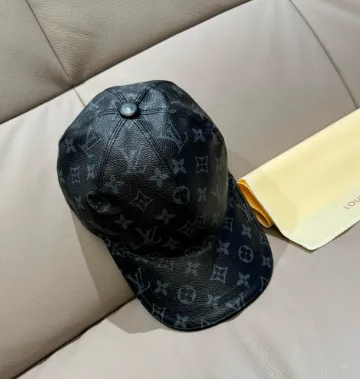 Louis Vuitton Monogram Canvas Baseball Cap Black - 1