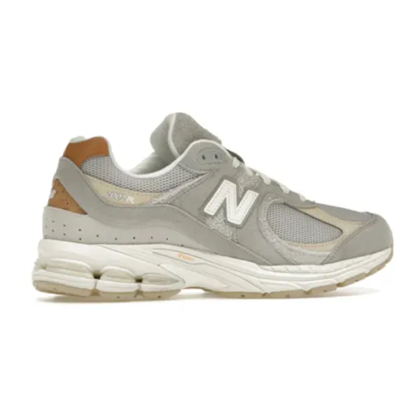 New Balance 2002R Gray and Tan Running Shoes - 2