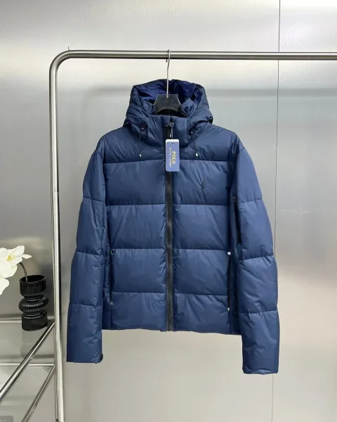 Ralph Lauren Polo USA Flag Down Jacket Navy - 6