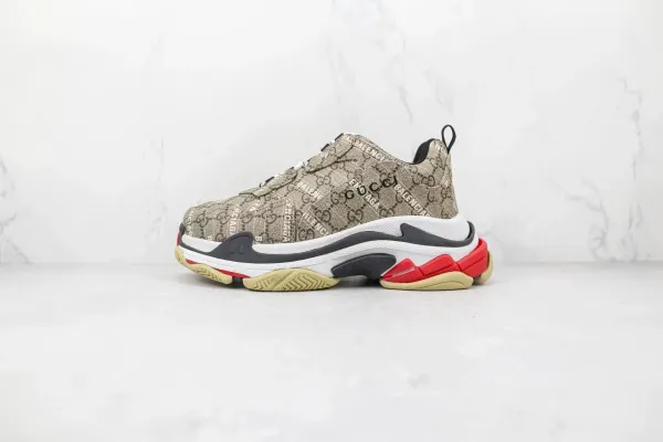 Balenciaga x Gucci Triple S Multicolor Chunky Sneakers - 1