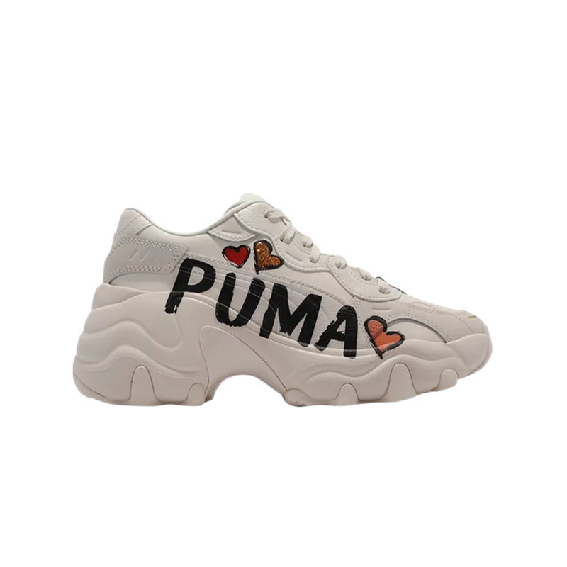 Puma Cali Heart White Chunky Sneakers - 3