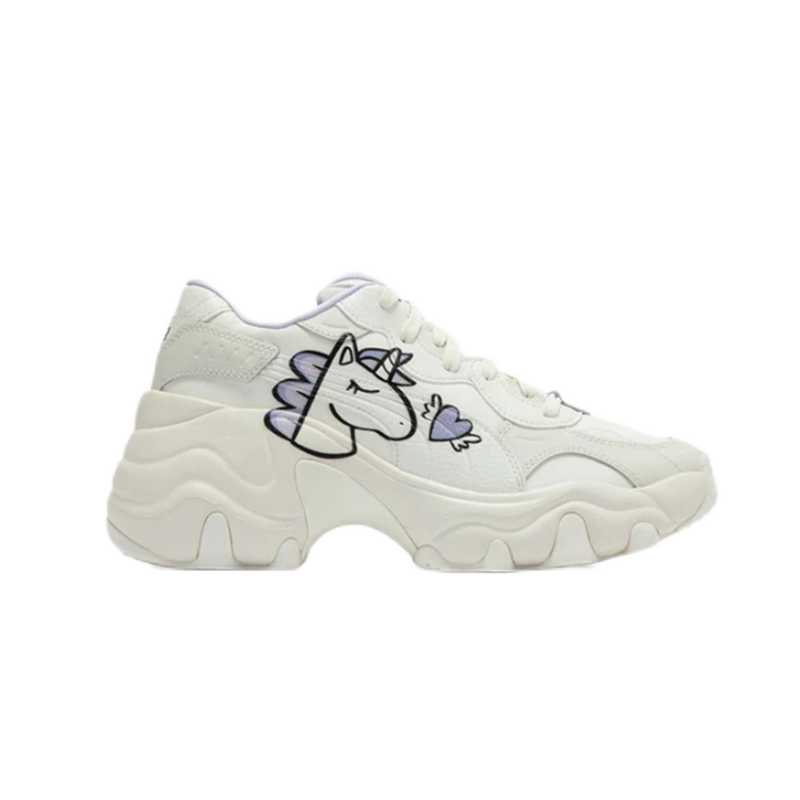 Puma Cali Heart White Chunky Sneakers - 5