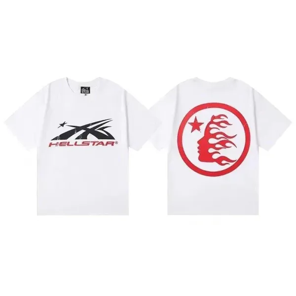 Hellcat Records Graphic Print Oversized T-Shirt Beige - 7