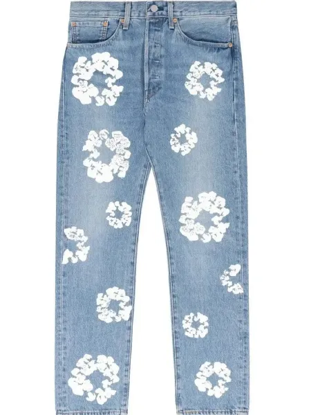 Off-White x Levi's Floral Print Denim Jacket Black - 11