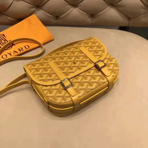 Goyard Saint Louis PM Yellow Canvas Crossbody Bag - 1