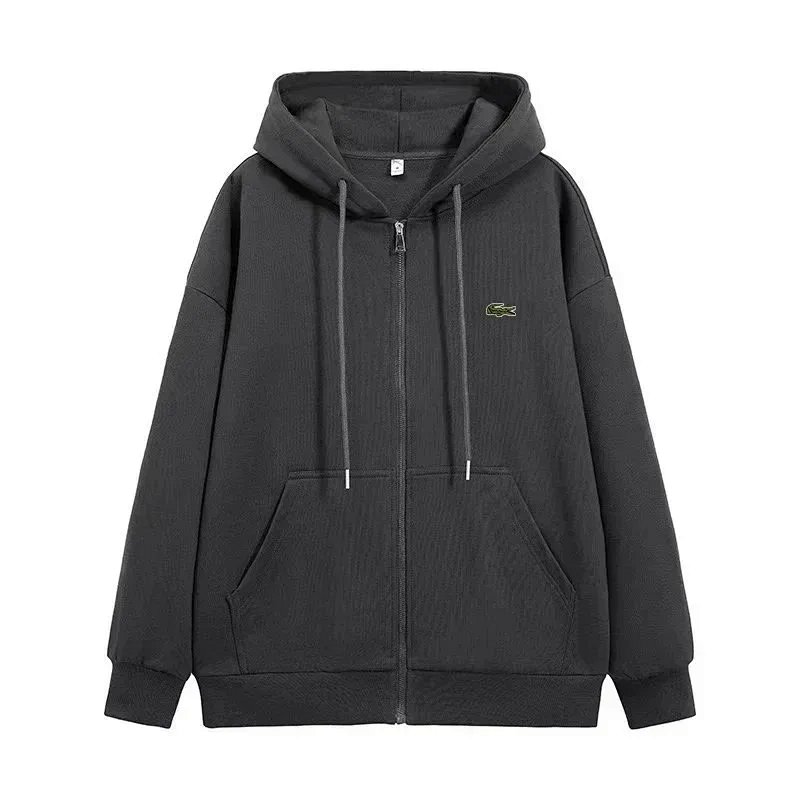 Lacoste Classic Crocodile Embroidered Black Hoodie product detail 9 in Litbuy spreadsheet finds