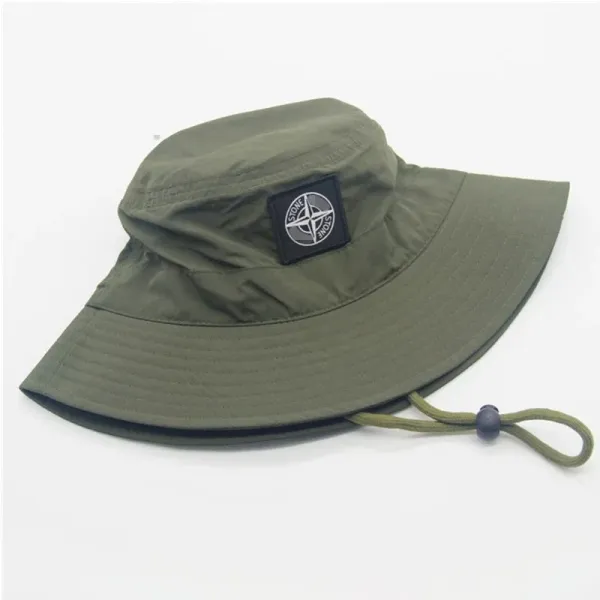 Stone Island Compass Logo Bucket Hat Navy - 5