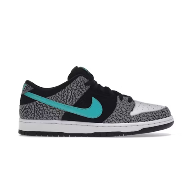 Nike SB Dunk Low Premium Elephant Print Turquoise Sneakers - 2