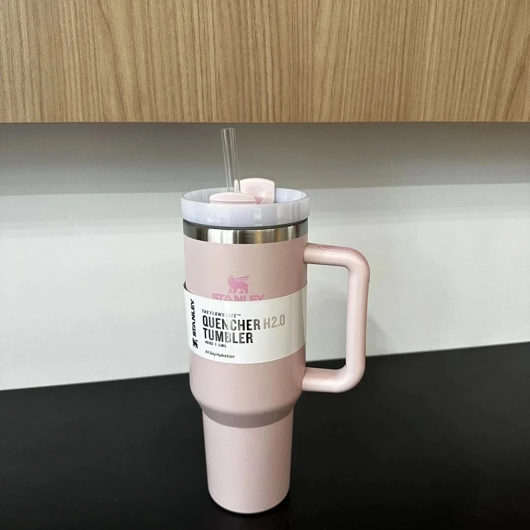 Stanley Quencher H2.0 Tumbler Beige Insulated Travel Mug - 7
