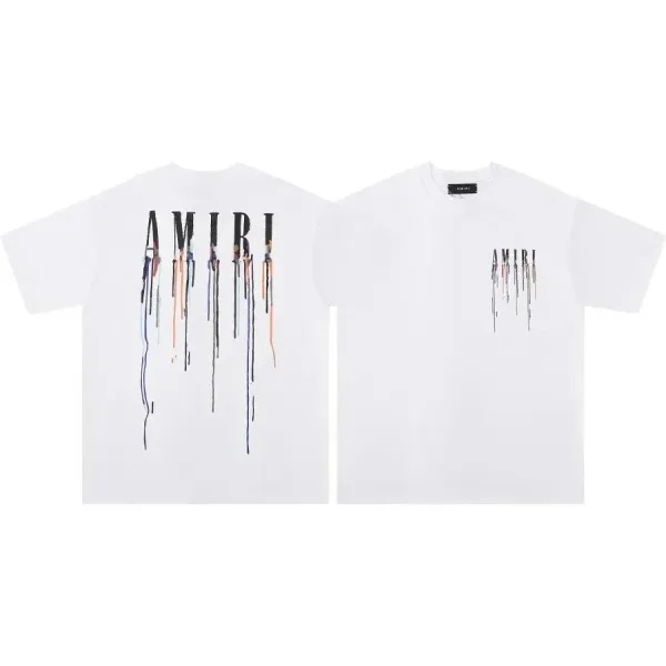 Off-White AM Graphic Print White T-Shirt - 6