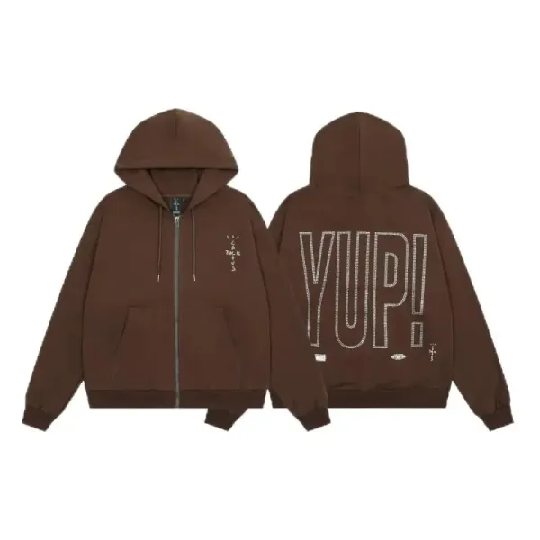 Revenge x Digital Pionker Skull Graphic Zip-Up Hoodie Black - 2