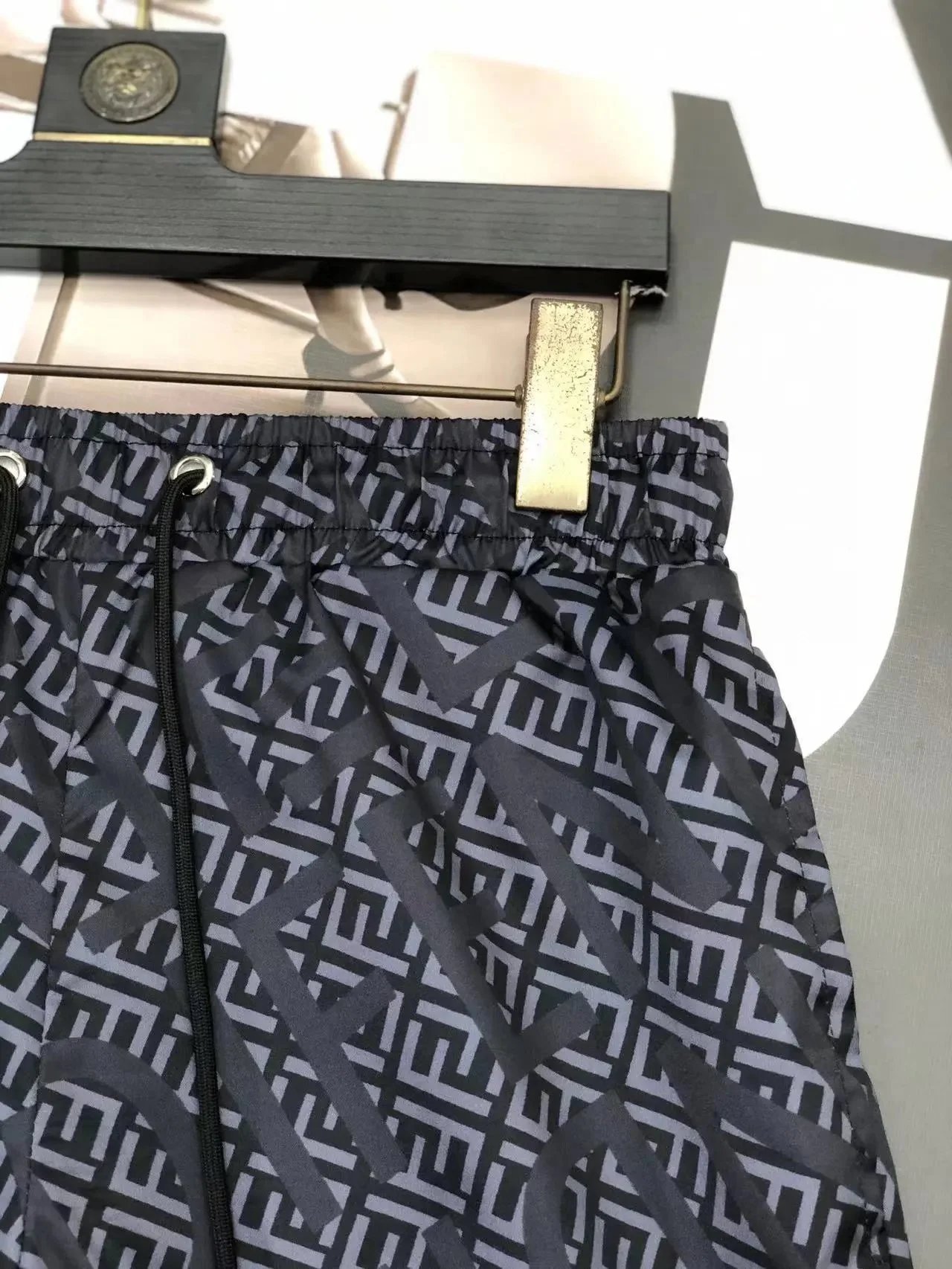 Fendi FF Monogram Swim Shorts Navy - 8