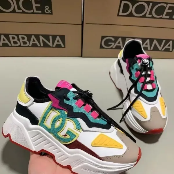 Dolce & Gabbana DG Logo Chunky Sneakers Multicolor - 1