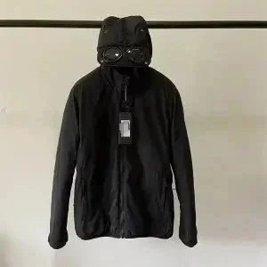 Balenciaga x Goggle Hooded Jacket Black Outerwear - 1