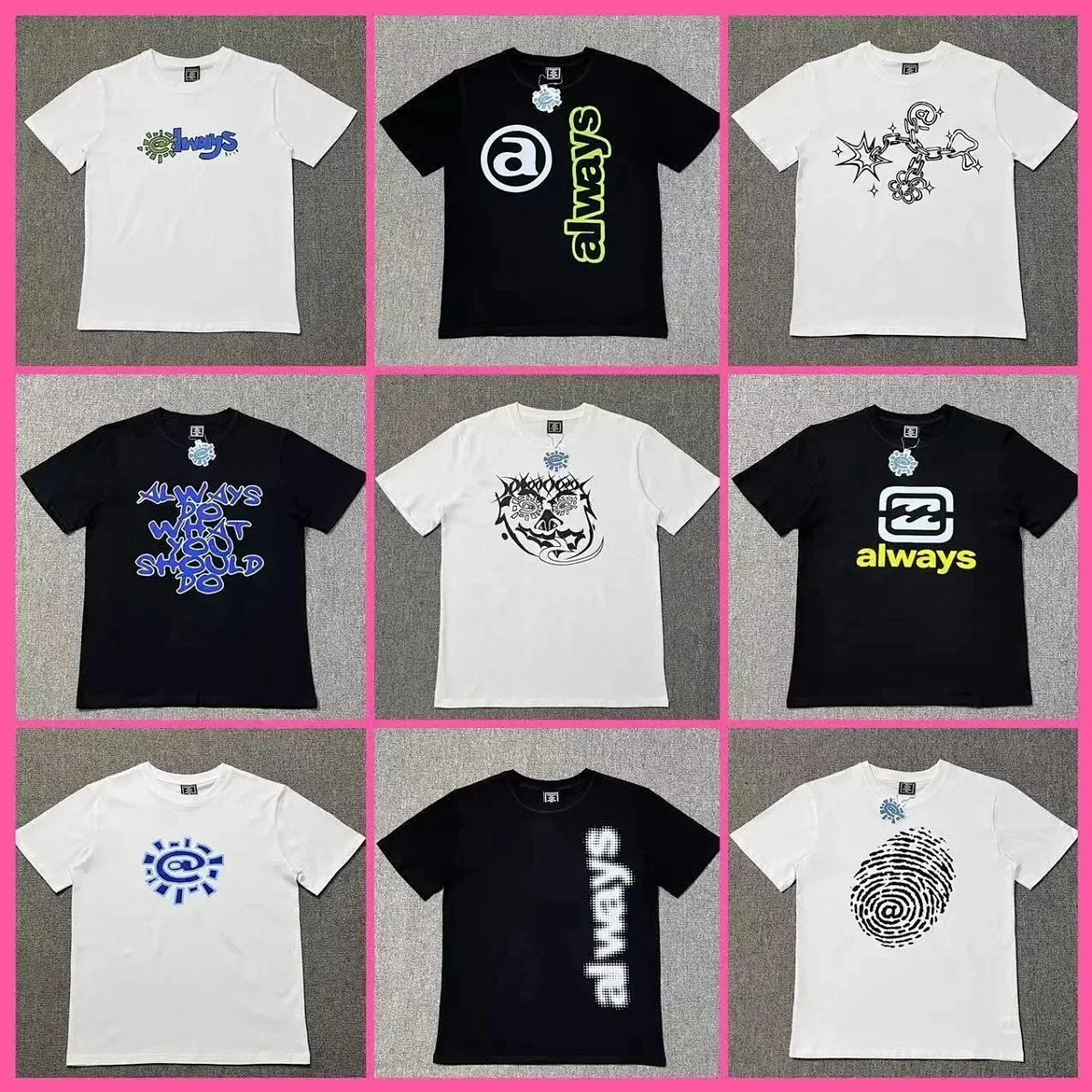 Design Always T-Shirt White product detail 2 in Litbuy spreadsheet finds