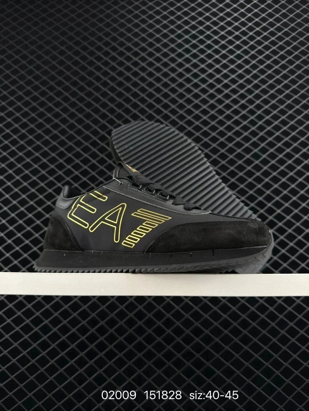 EA7 Emporio Armani Runner Navy Blue Sneakers - 9