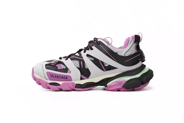 Balenciaga Track 2 Pink White Black Chunky Sneakers - 1
