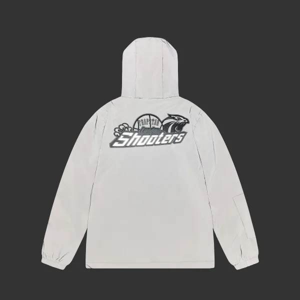 Saint Tears Reflective Hooded Windbreaker White - 5
