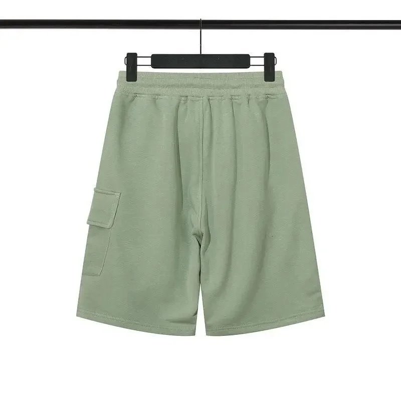 Stone Island White Cargo Shorts with Compass Patch - 11