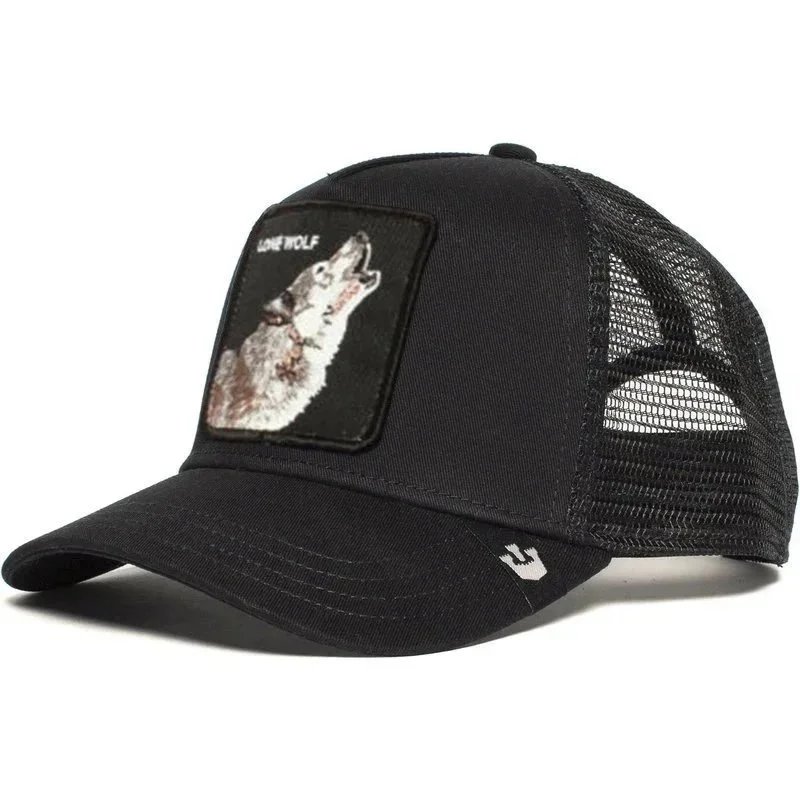 Goorin Bros Goorin Bros Lone Wolf Trucker Cap - Black Black