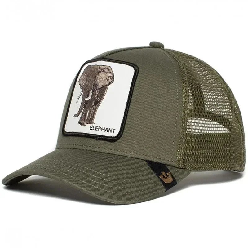 Goorin Bros Goorin Bros Elephant Trucker Cap in Army Green Green