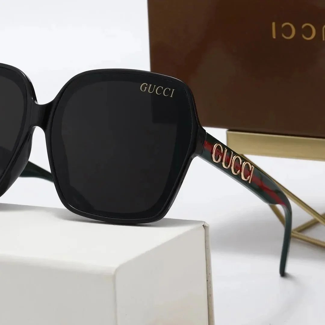 Gucci Oversized Square Gradient Brown Sunglasses - 8