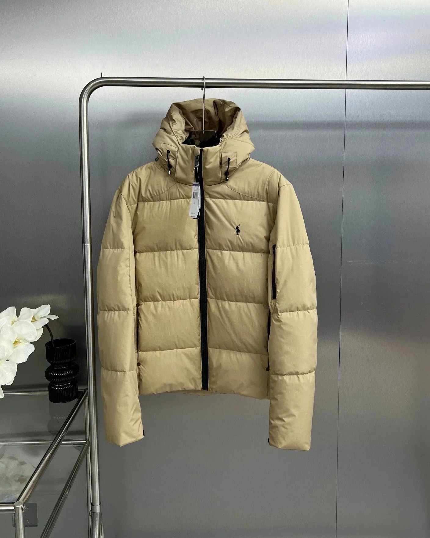 Ralph Lauren Polo USA Flag Down Jacket Navy - 5