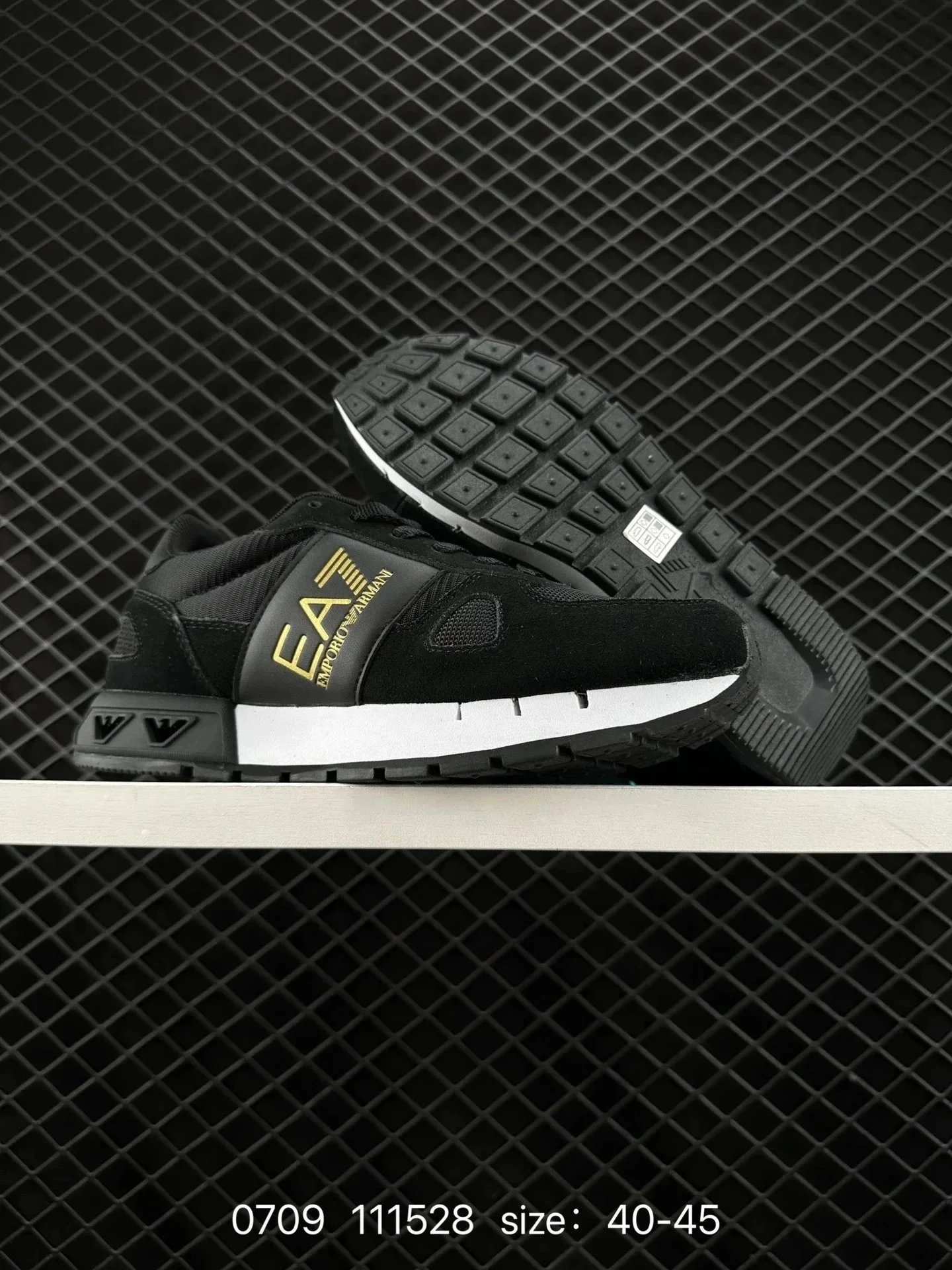 EA7 Emporio Armani Runner Navy Blue Sneakers - 8