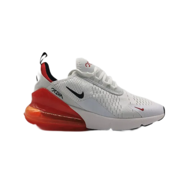 Nike Air Max 270 White/Red Running Shoes - 1