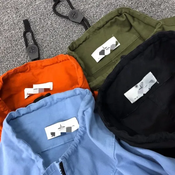 Stone Island Half-Zip Utility Jacket Army Green Outerwear - 4