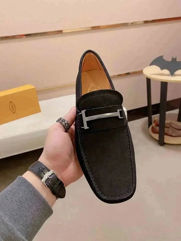 Tod's Gommino Loafer Black Suede Loafers product listing in Litbuy spreadsheet finds