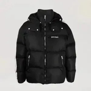 Palm Angels Puffer Jacket Black Down-Jacket - 1
