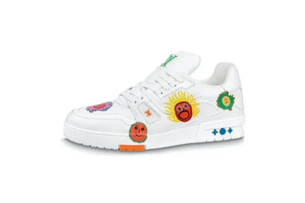 Louis Vuitton Archlight x Takashi Murakami White Multicolor Sneakers - 1