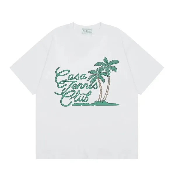 CasaBlanca Casa Tennis Club White T-Shirt - 1