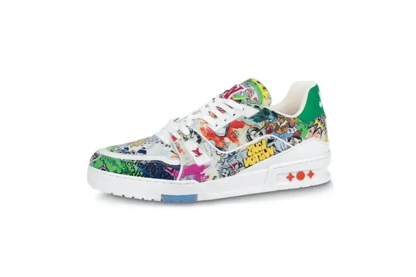 Louis Vuitton Archlight x Takashi Murakami Multicolor Graffiti Sneakers - 1