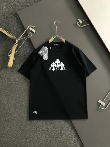 Chrome Hearts Triple Cross White T-Shirt - 8