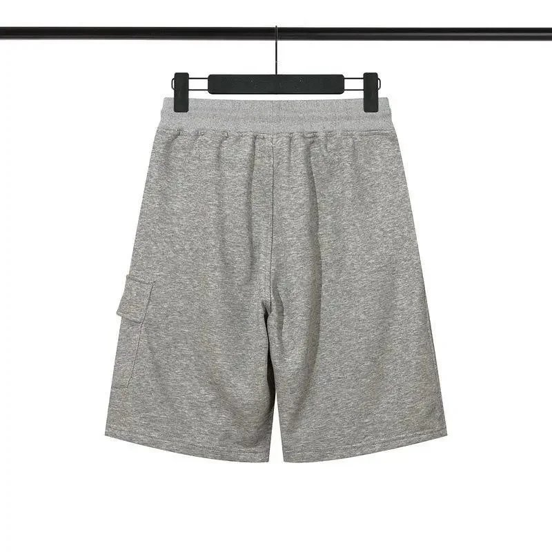 Stone Island White Cargo Shorts with Compass Patch - 9