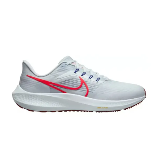 Nike Pegasus 41 White Volt Red Running Shoes - 2