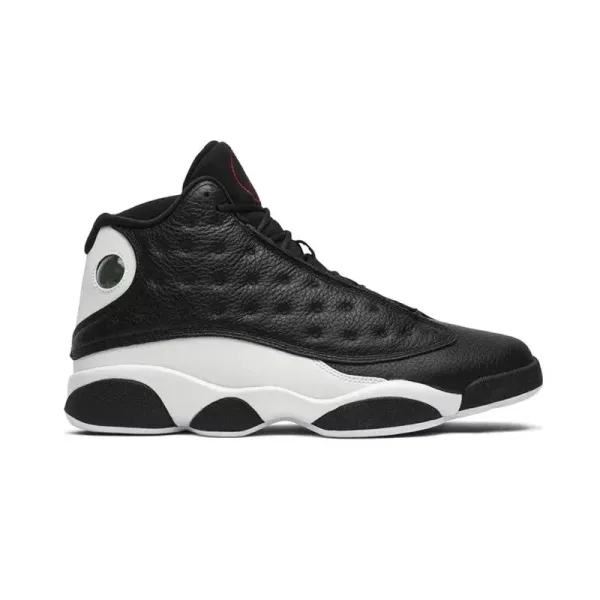 Air Jordan 13 Retro Black White Sneakers - 1