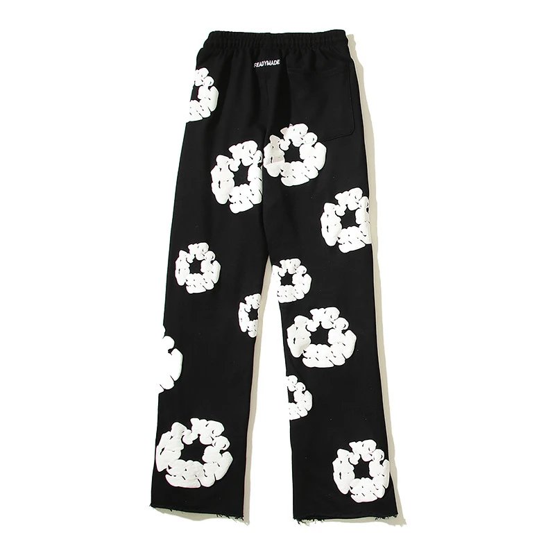 Off-White Scrunchie Print Black Sweatpants - 8