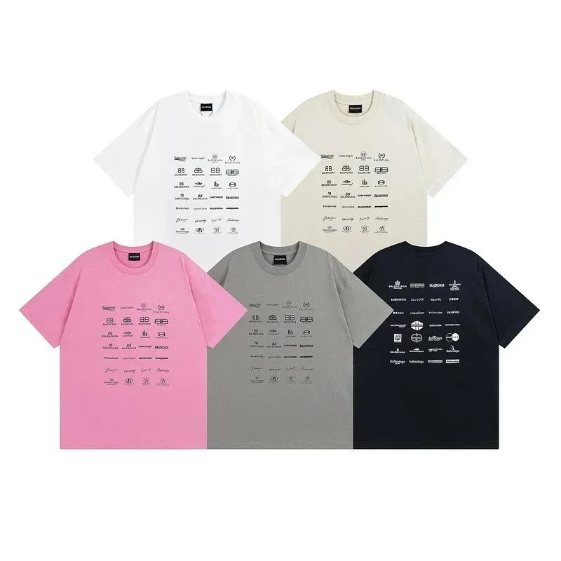 Balenciaga Logo Print Relaxed-Fit T-Shirt