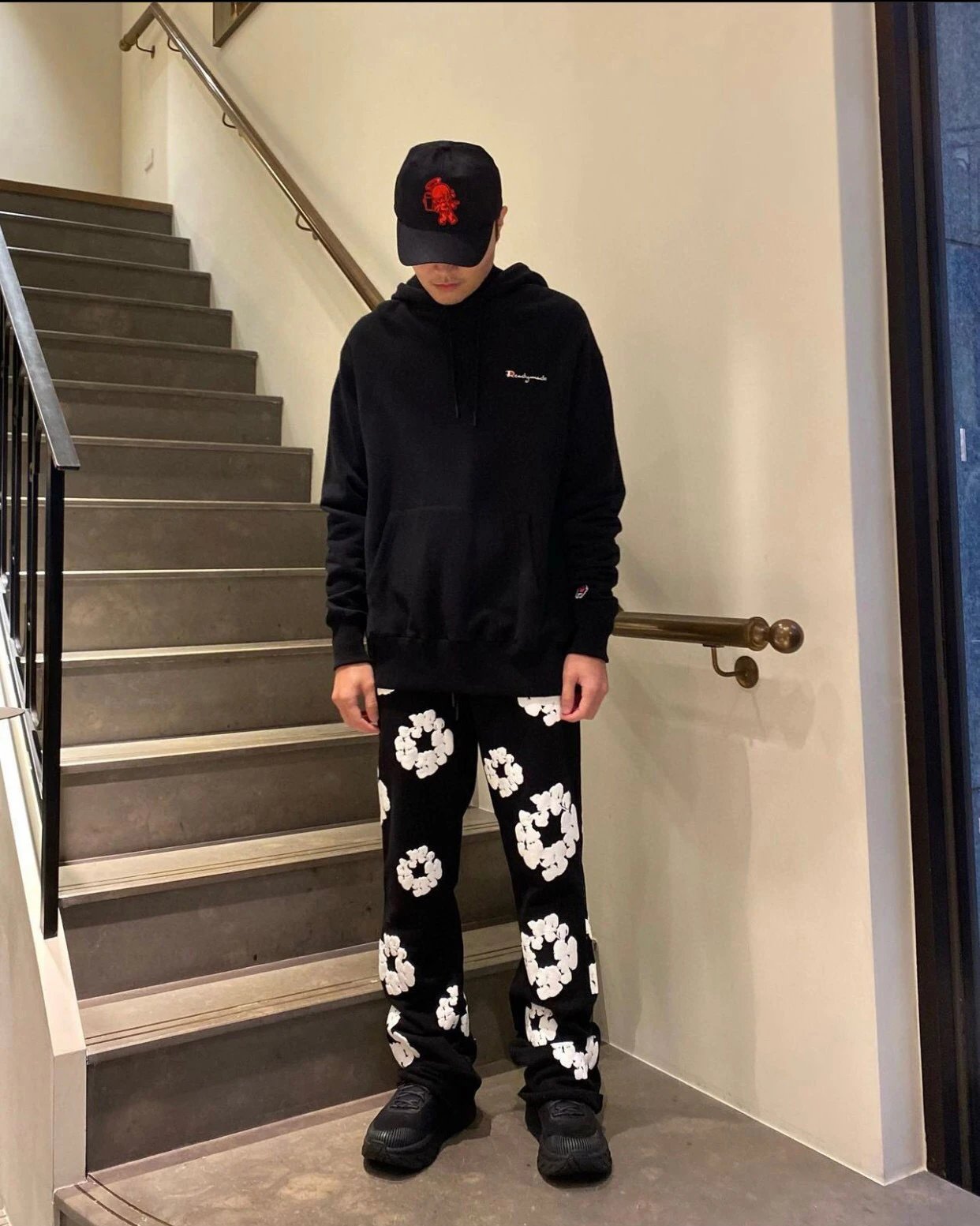 Off-White Scrunchie Print Black Sweatpants - 4