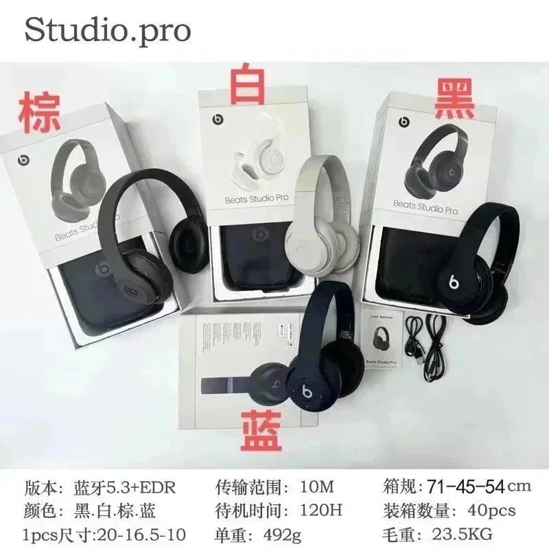 Beats Studio3 Wireless Navy Blue Over-Ear Headphones - 3