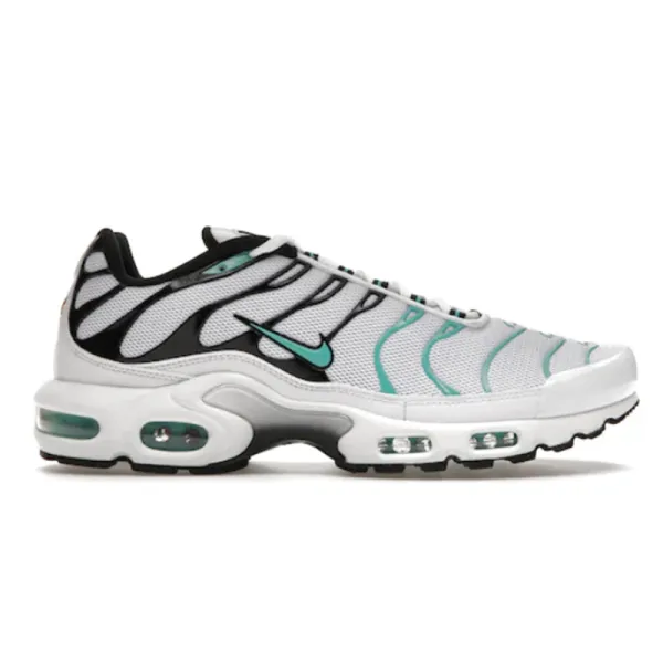 Nike Air Max Plus White/Black/Mint Green Sneakers - 1